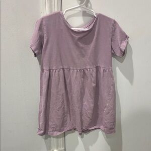 H&M Girls Lavender Short Sleeve Dress Size 5/6